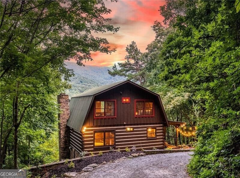 4 bedroom, 3 bathroom, 2,056 sq ft cabin,single family residence for sale at 1582 Little Rock Creek Road, Cherry Log, GA 30522 — photo 2