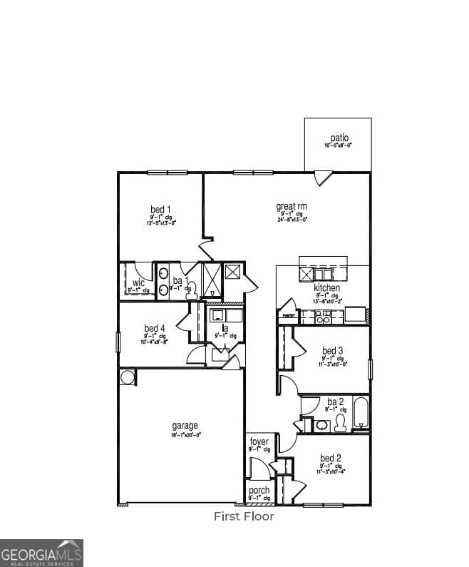 4 bedroom, 2 bathroom, 1,497 sq ft single family residence for sale at 146 Hollingsowrth Loop, Statesboro, GA 30461 — photo 4