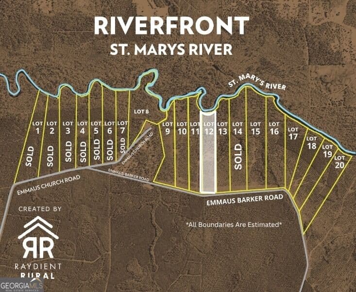 unimproved land for sale at LOT 12 Emmaus Barker Road, St. George, GA 31562