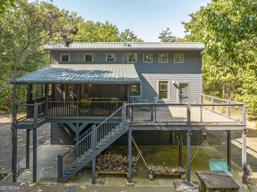 2 bedroom, 2 bathroom, 1,280 sq ft cabin,single family residence for sale at 214 Dickerson Drive, Ellijay, GA 30536 — photo 1 of 33