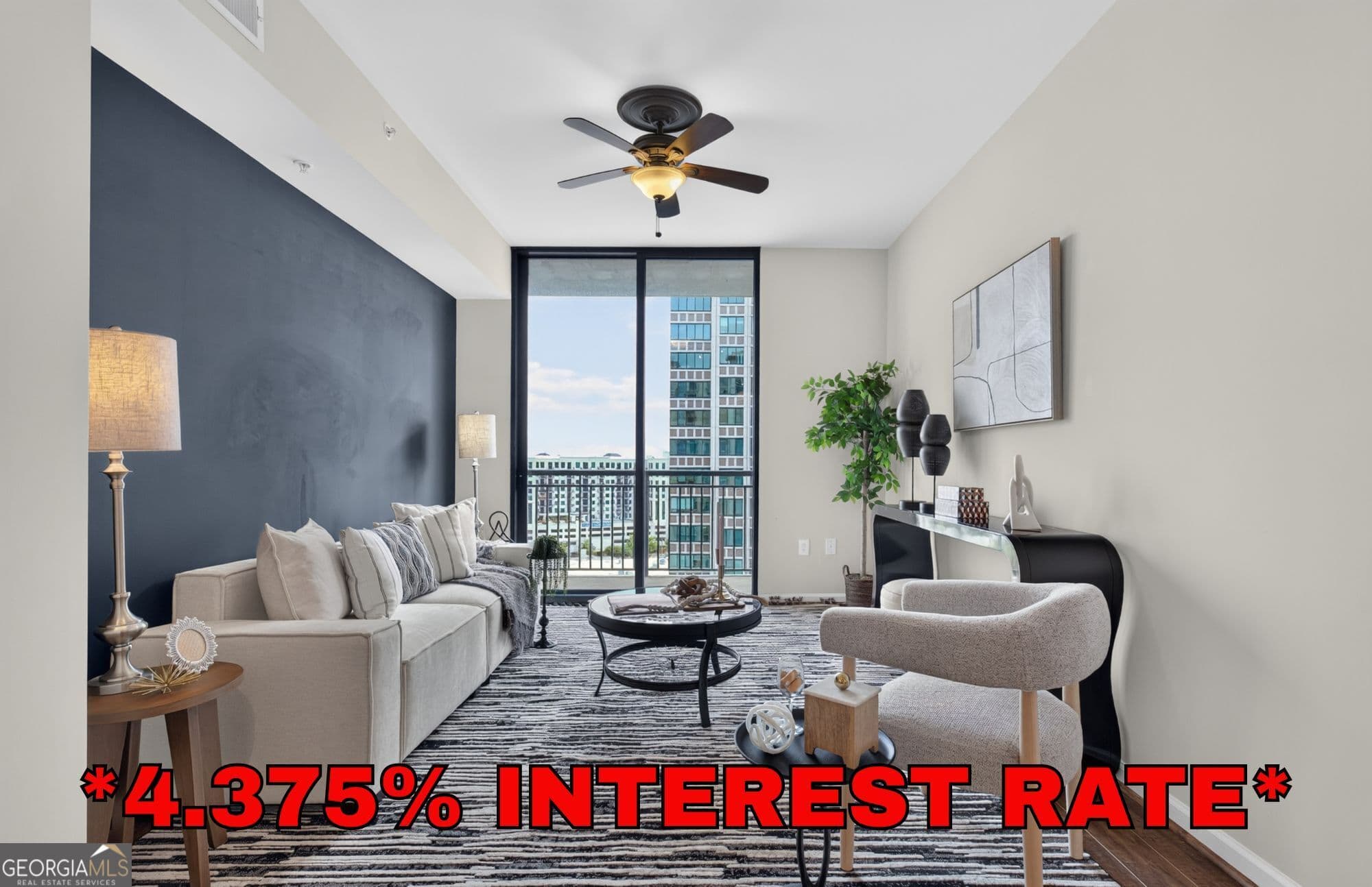 1 bedroom, 1 bathroom, 761 sq ft condominium sold at 3040 Peachtree Road 1313, Atlanta, GA 30305
