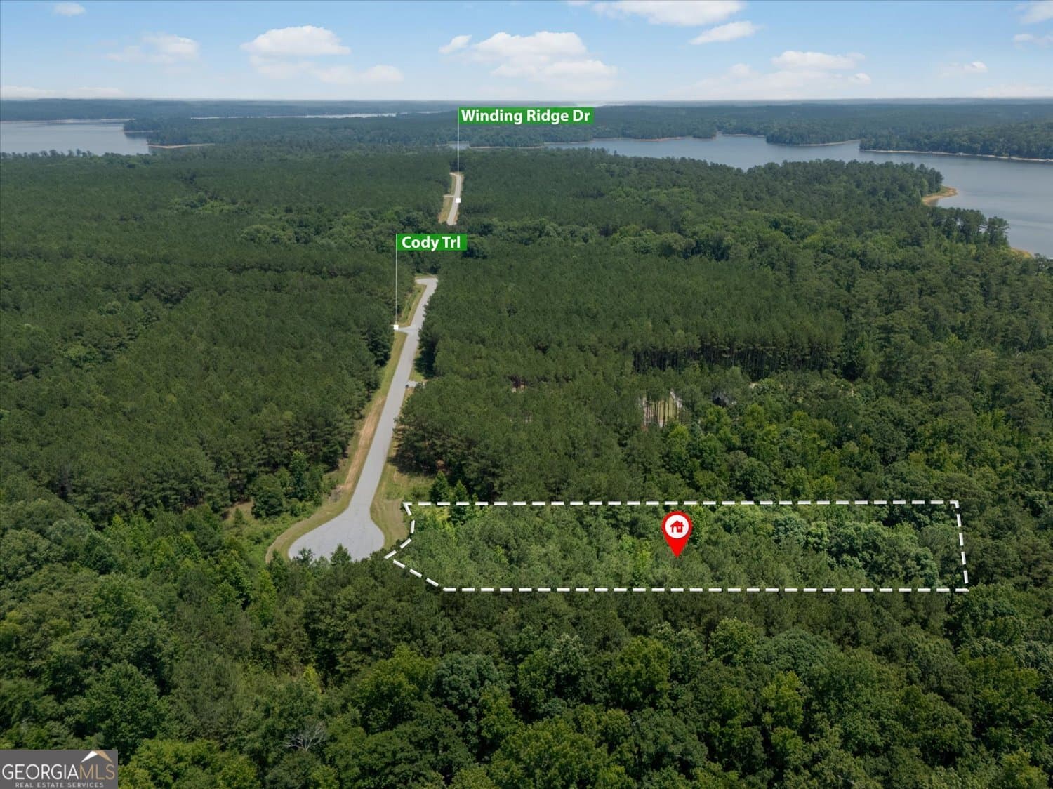 residential lot for sale at 1223 Edge Lane, Tignall, GA 30668 — photo 2