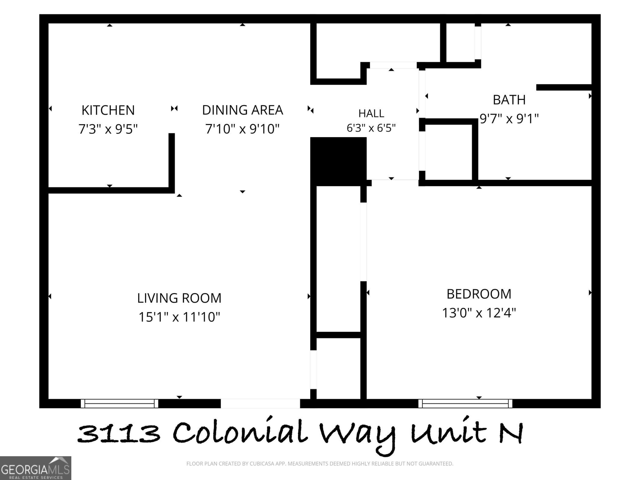 1 bedroom, 1 bathroom single family residence for rent at 3113 Colonial Way N, Chamblee, GA 30341 for $1,300 a month — photo 9