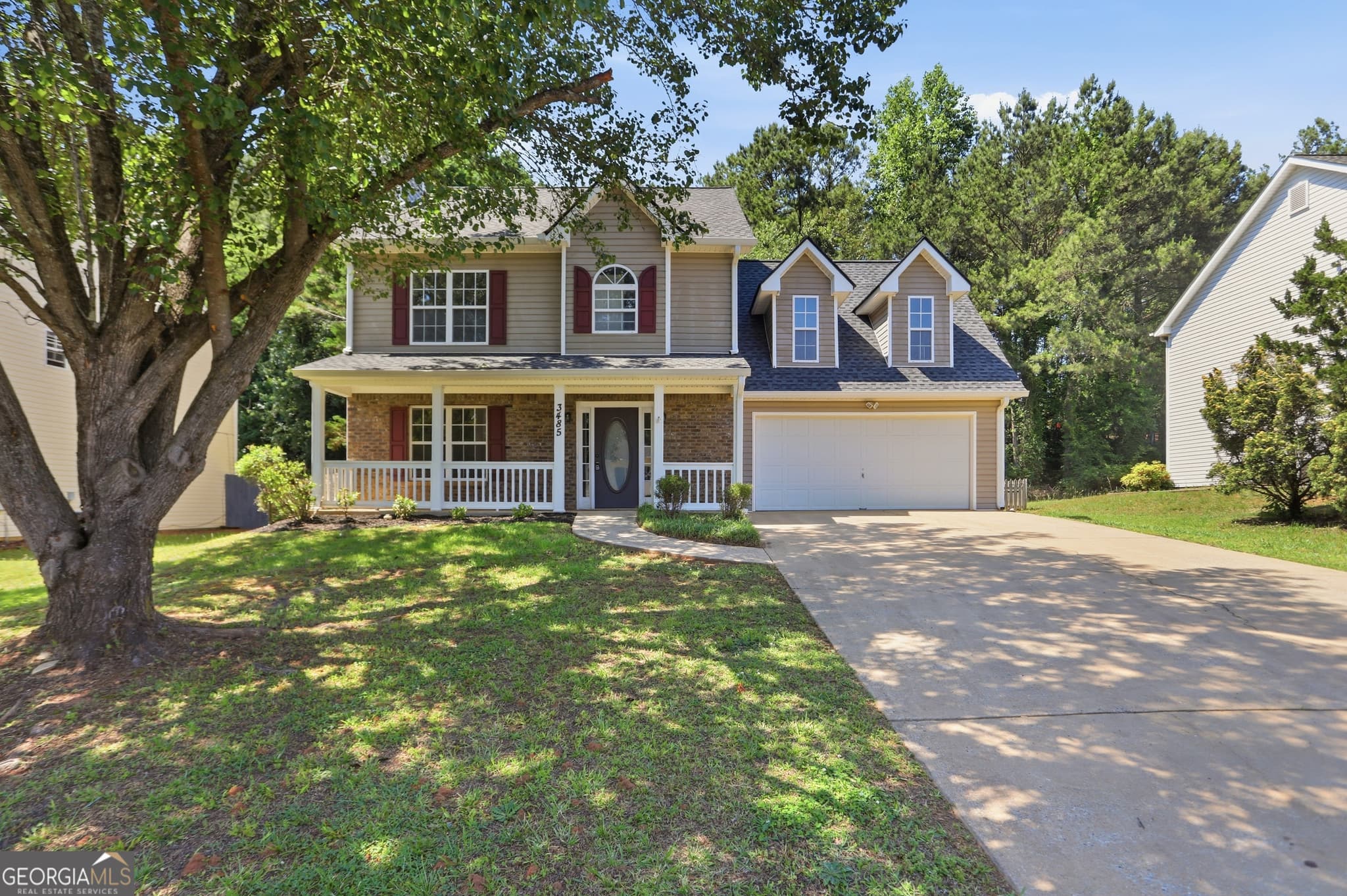 4 bedroom, 2.5 bathroom, 2,027 sq ft single family residence for sale at 3485 Bethesda Park Court, Lawrenceville, GA 30044 — photo 1 of 40