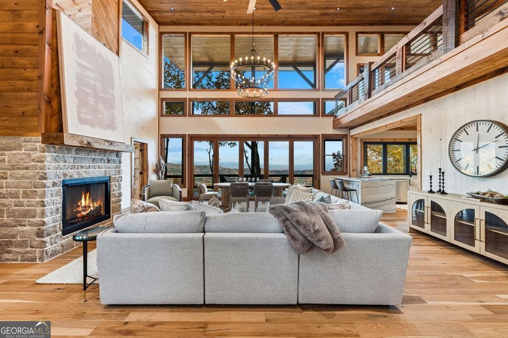 5 bedroom, 5.5 bathroom cabin,single family residence for sale at LOT 3C Stanley Creek Road, Cherry Log, GA 30522 — photo 6