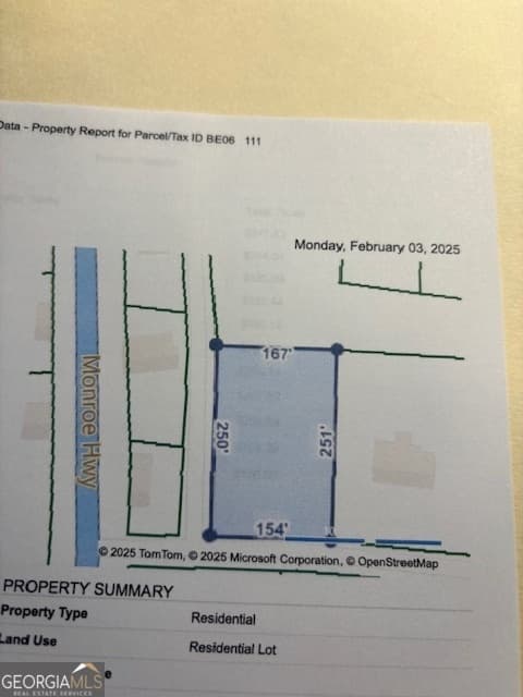 unimproved land for sale at 784 Manger Avenue, Bethlehem, GA 30620 — photo 1 of 2