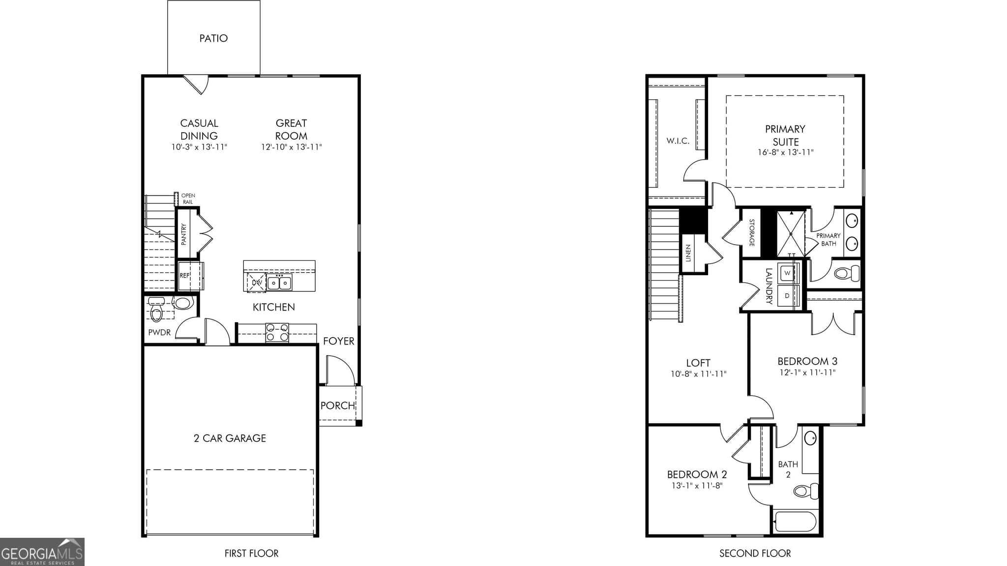 3 bedroom, 2.5 bathroom, 1,829 sq ft townhouse for sale at 3346 Brooks Lake Drive, Loganville, GA 30052 — photo 2