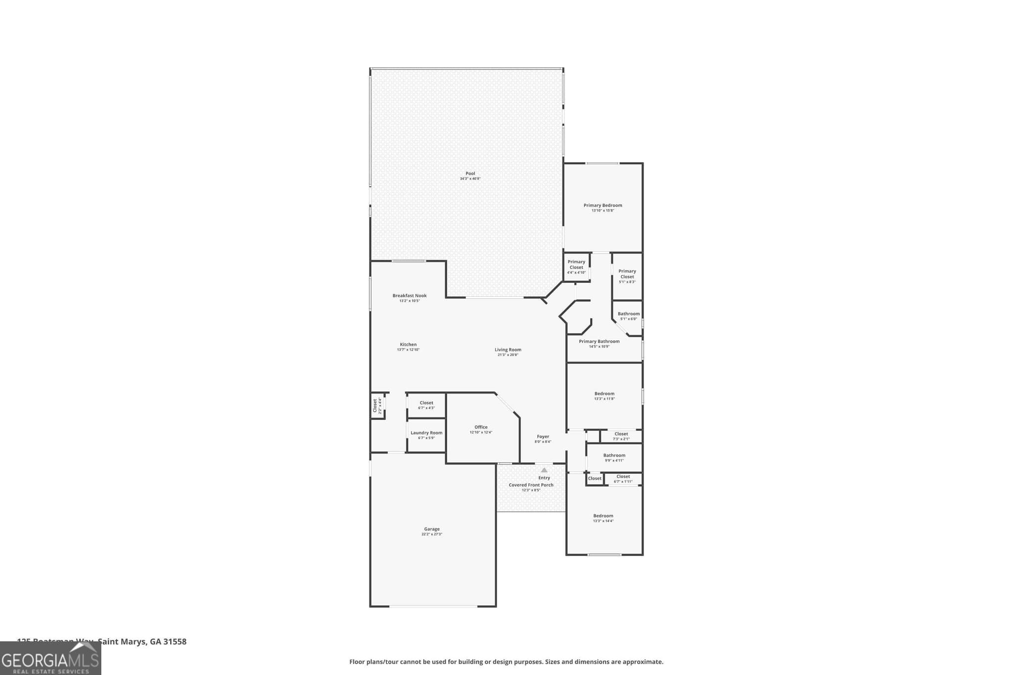 3 bedroom, 2 bathroom, 2,162 sq ft single family residence for sale at 125 Boatsman Way, St. Marys, GA 31558 — photo 3