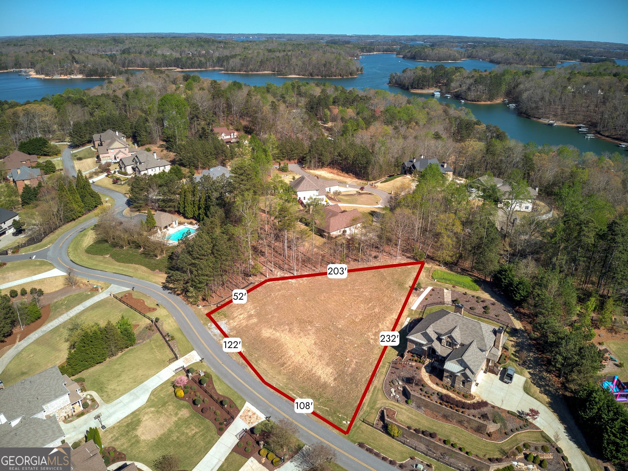 residential lot for sale at 6870 Bragg Road, Cumming, GA 30041 — photo 2