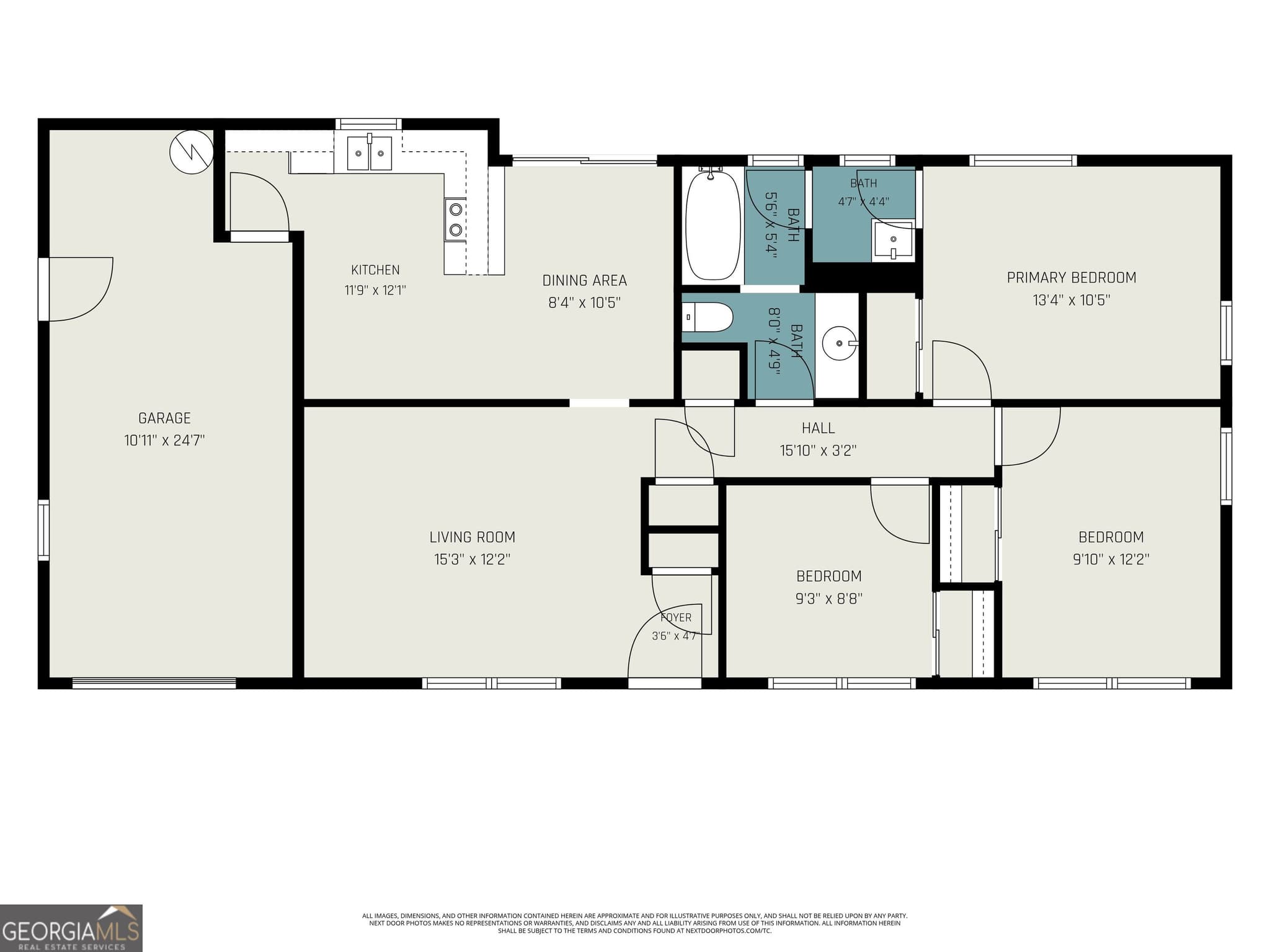 3 bedroom, 1.5 bathroom, 1,419 sq ft single family residence for sale at 2541 Burton Circle, Morrow, GA 30260 — photo 2