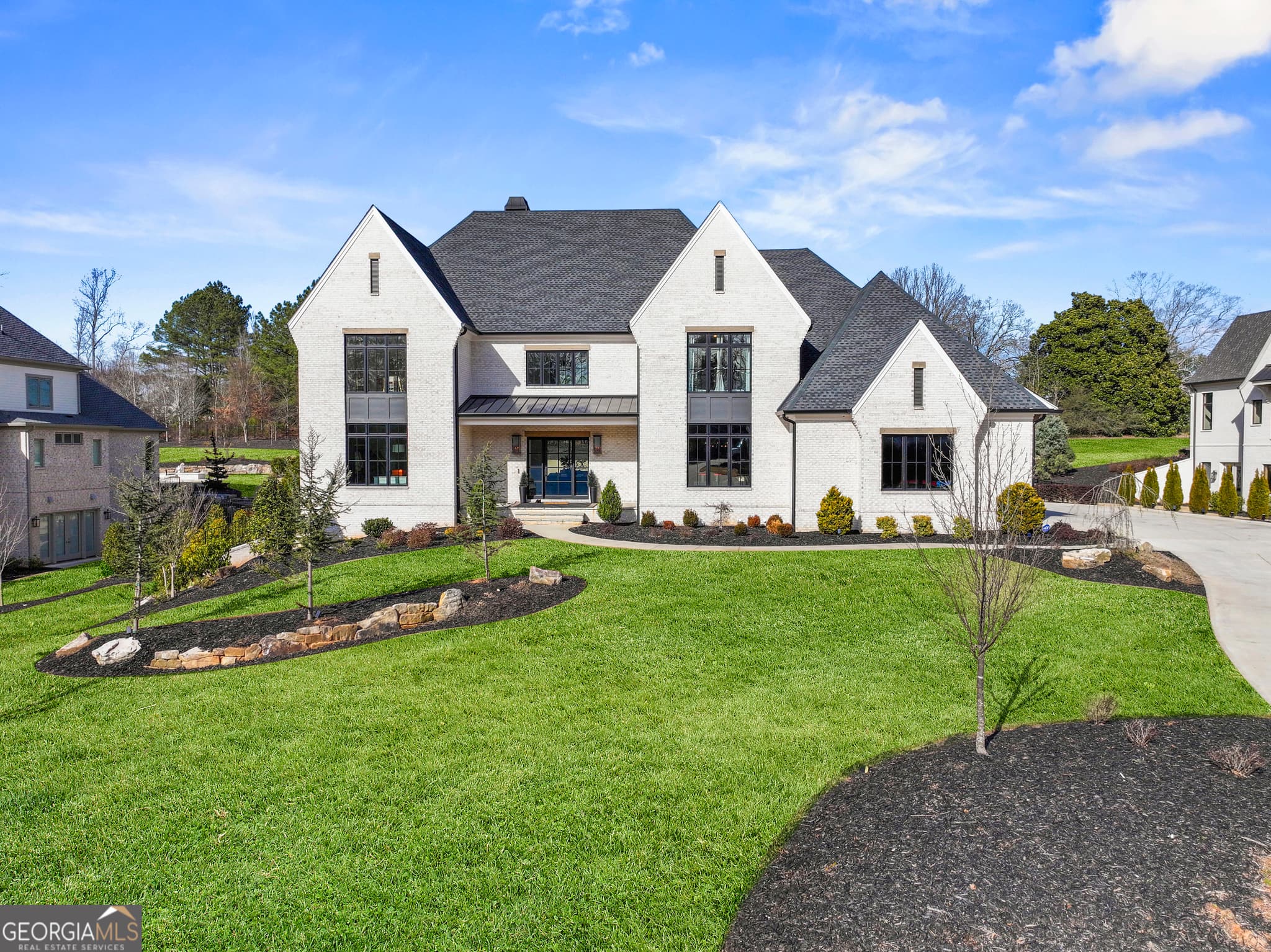 6 bedroom, 7 bathroom, 10,615 sq ft single family residence for sale at 10190 Cedar Ridge Drive, Milton, GA 30004