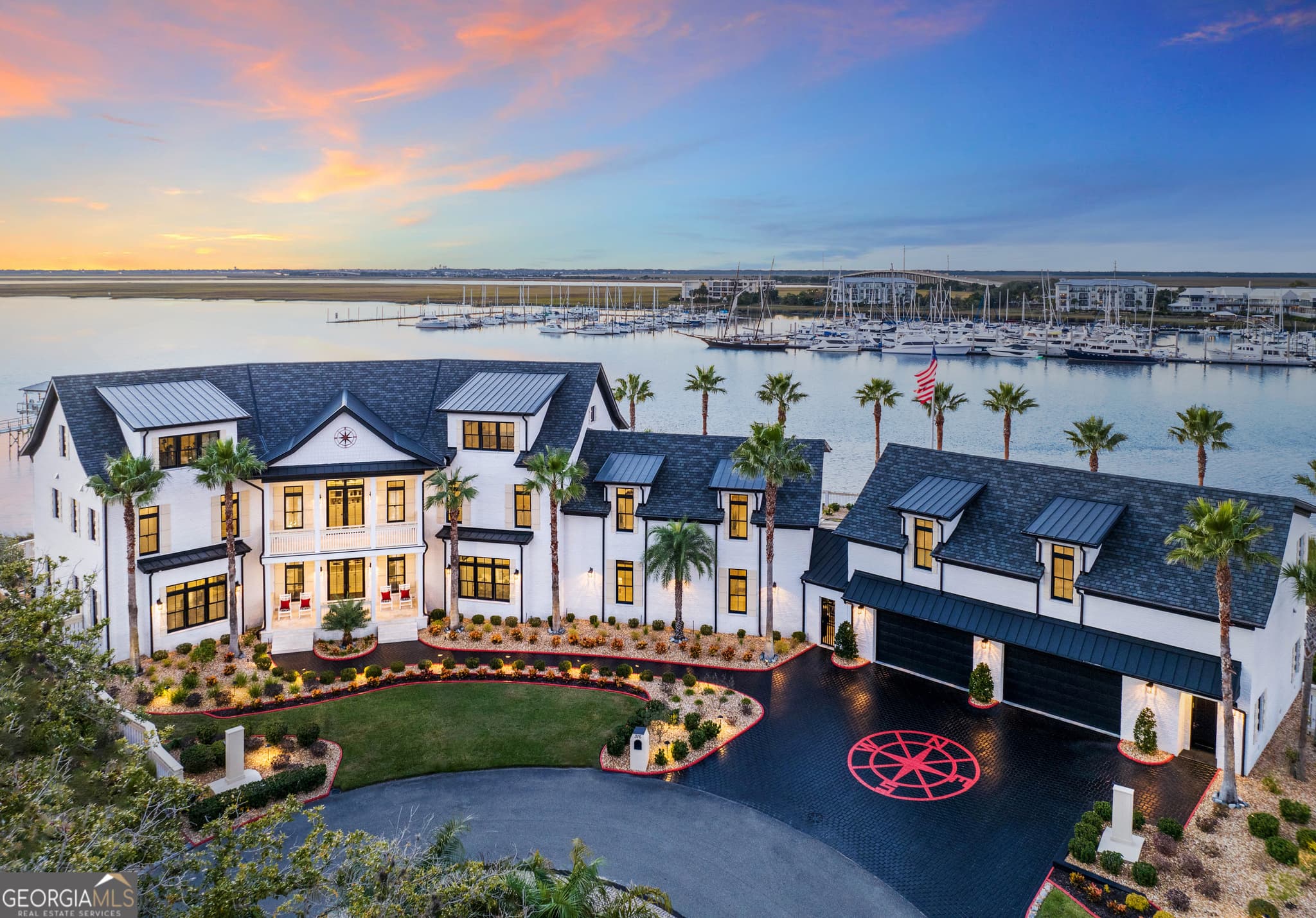 6 bedroom, 9 bathroom, 11,200 sq ft single family residence for sale at 316 Yacht Club Lane, St. Simons, GA 31522 — photo 1 of 65