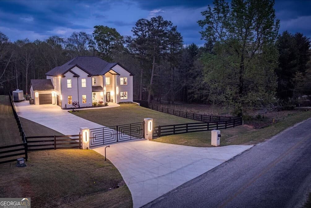 5 bedroom, 4.5 bathroom, 5,961 sq ft single family residence for sale at 1017 Fleeman Road, Hoschton, GA 30548