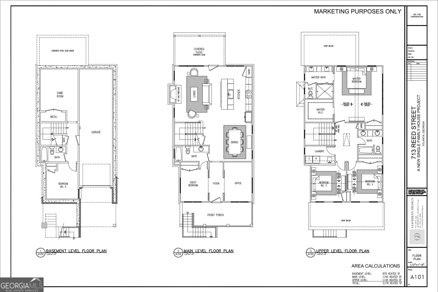 5 bedroom, 4 bathroom single family residence for sale at 713 Reed Street, Atlanta, GA 30315 — photo 4