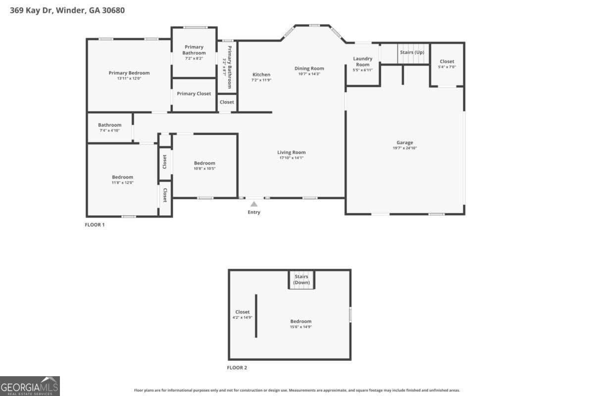 4 bedroom, 2 bathroom, 1,712 sq ft single family residence for sale at 369 Kay Drive, Winder, GA 30680 — photo 5