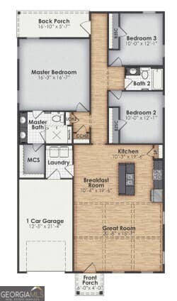 3 bedroom, 2 bathroom, 1,703 sq ft single family residence for sale at 137 Chinaberry Street, Pine Mountain, GA 31822 — photo 2
