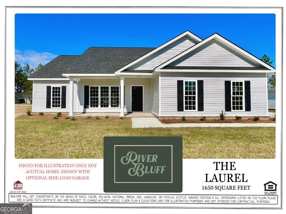 3 bedroom, 2 bathroom, 1,650 sq ft single family residence sold at 641 Belfast Loop 98, Ellabell, GA 31308