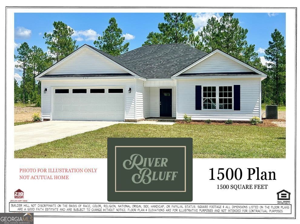 3 bedroom, 2 bathroom, 1,500 sq ft single family residence sold at 633 Belfast Loop, Ellabell, GA 31308