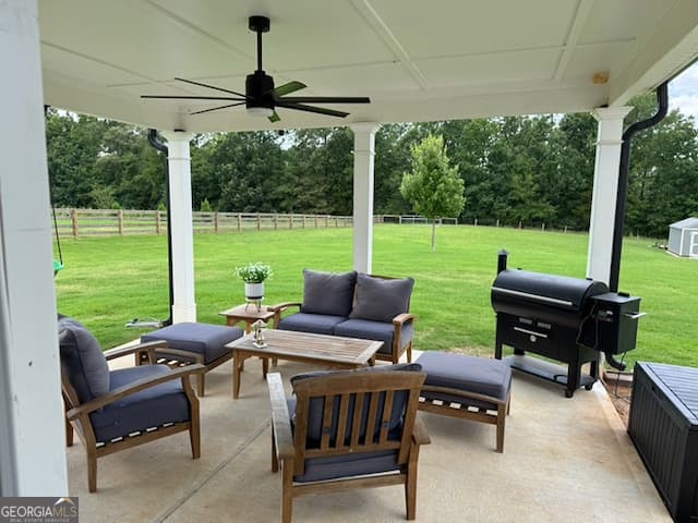 5 bedroom, 5.5 bathroom, 5,291 sq ft single family residence for sale at 230 Bluff Mill Farms Drive, Senoia, GA 30276 — photo 8