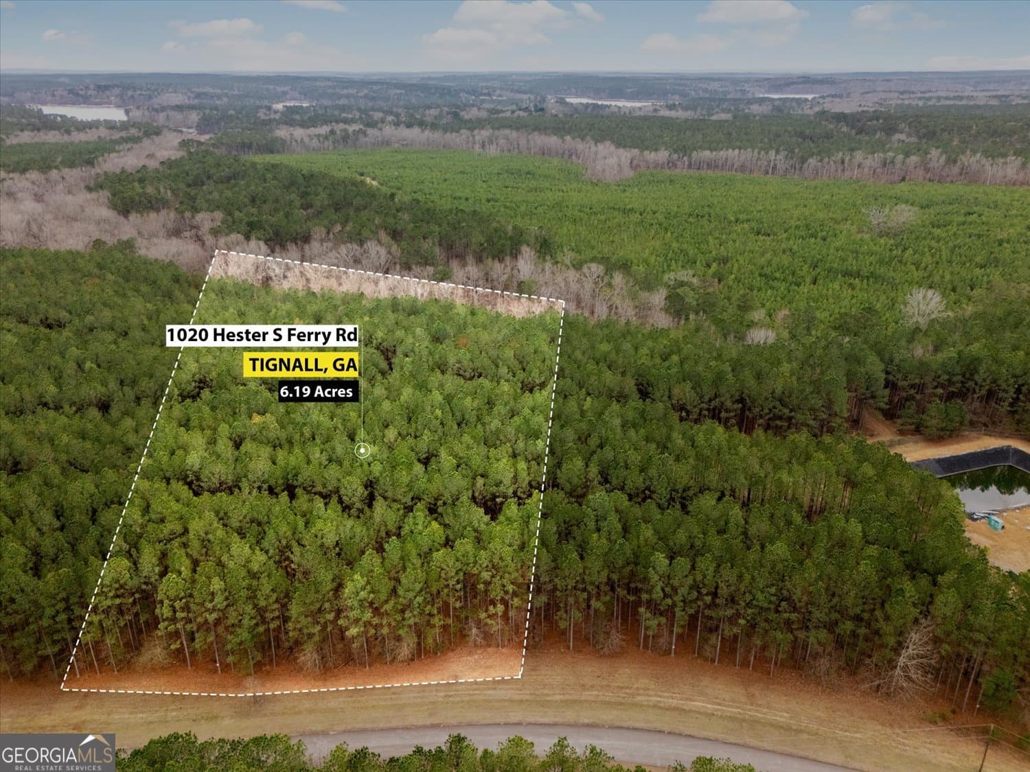 residential lot for sale at 1020 Hesters Ferry Road, Tignall, GA 30668 — photo 2