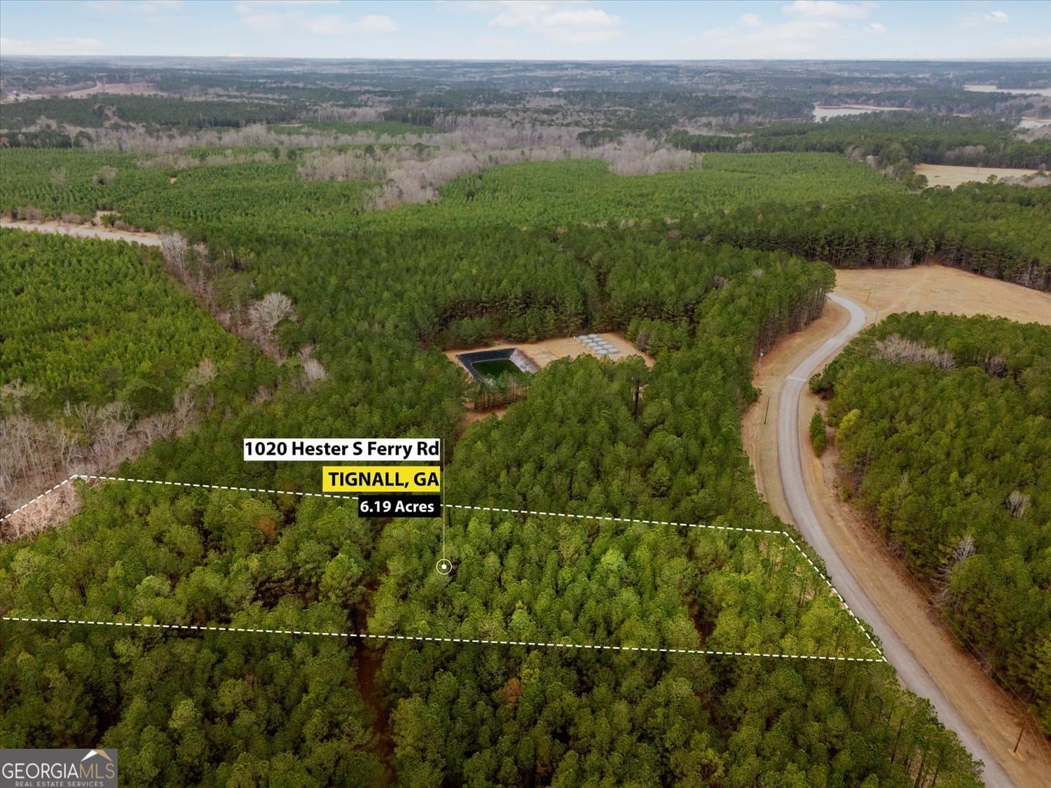 residential lot for sale at 1020 Hesters Ferry Road, Tignall, GA 30668 — photo 1 of 14