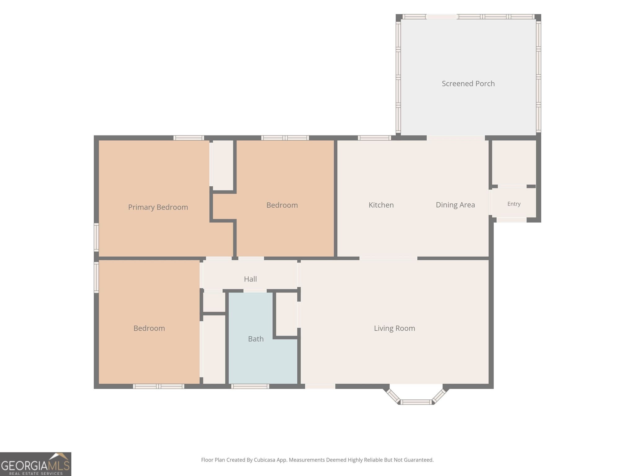 3 bedroom, 1 bathroom, 1,318 sq ft single family residence for sale at 2443 Broadmoor Drive, Columbus, GA 31903 — photo 4