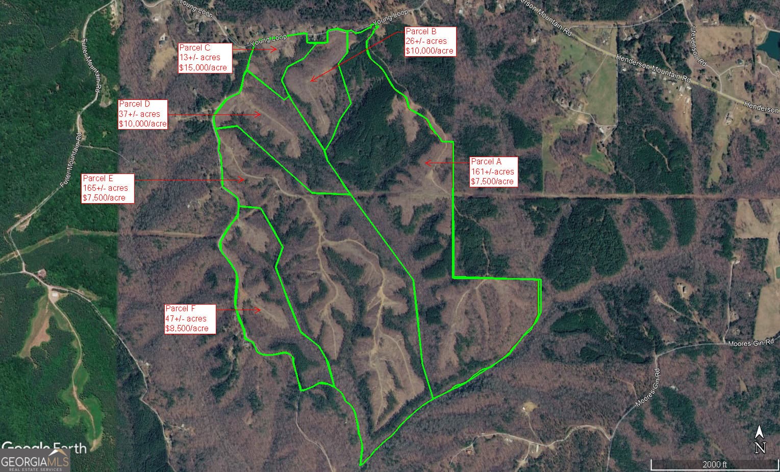 unimproved land for sale at 0 Angel Road 7206 PARCEL D, Fairmount, GA 30139 — photo 2