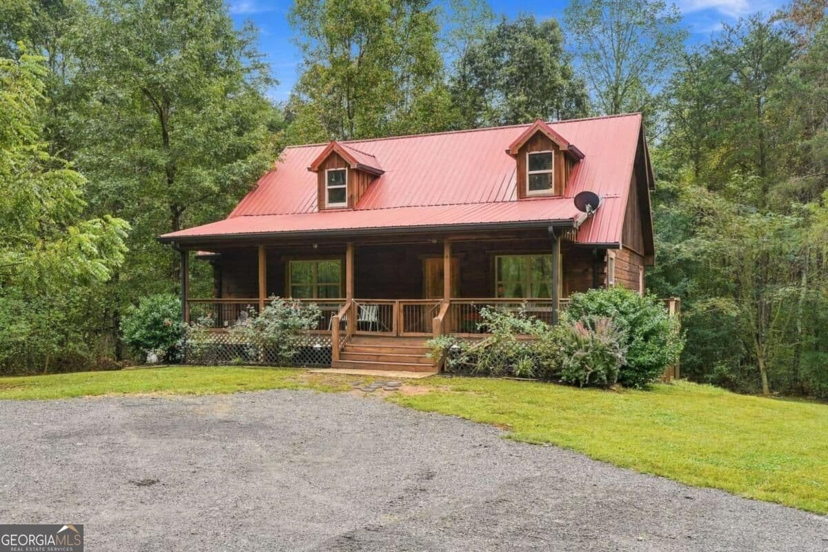5 bedroom, 2.5 bathroom, 2,220 sq ft cabin,single family residence for sale at 445 Browning Road, Fairmount, GA 30139