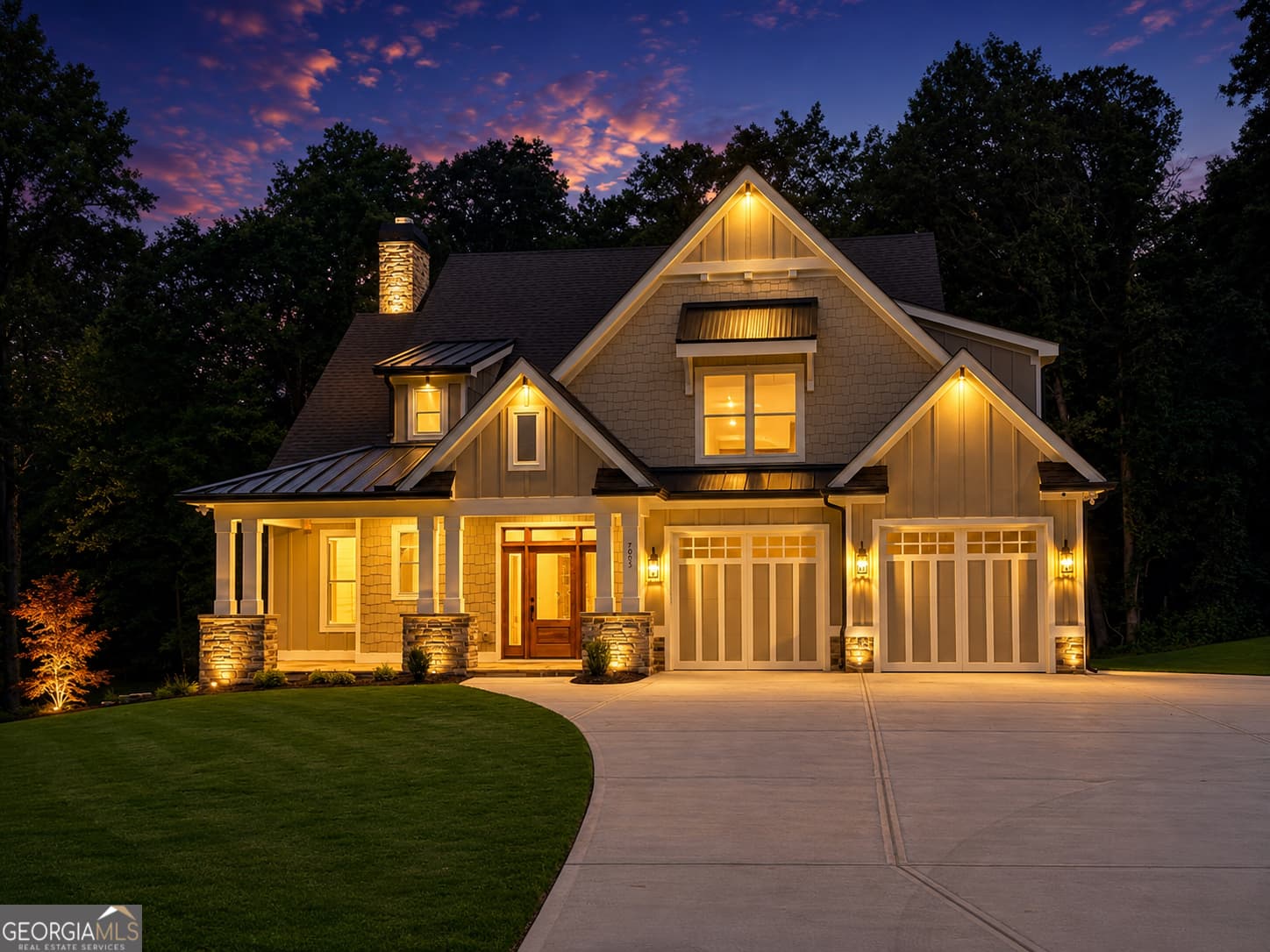 5 bedroom, 4.5 bathroom, 3,241 sq ft single family residence for sale at 7085 Vaughn Road, Canton, GA 30115 — photo 1 of 47