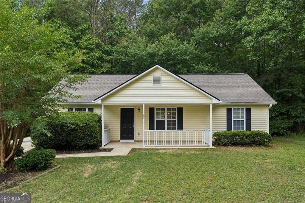 3 bedroom, 2 bathroom, 1,196 sq ft single family residence sold at 43 Cody Cove, Rockmart, GA 30153