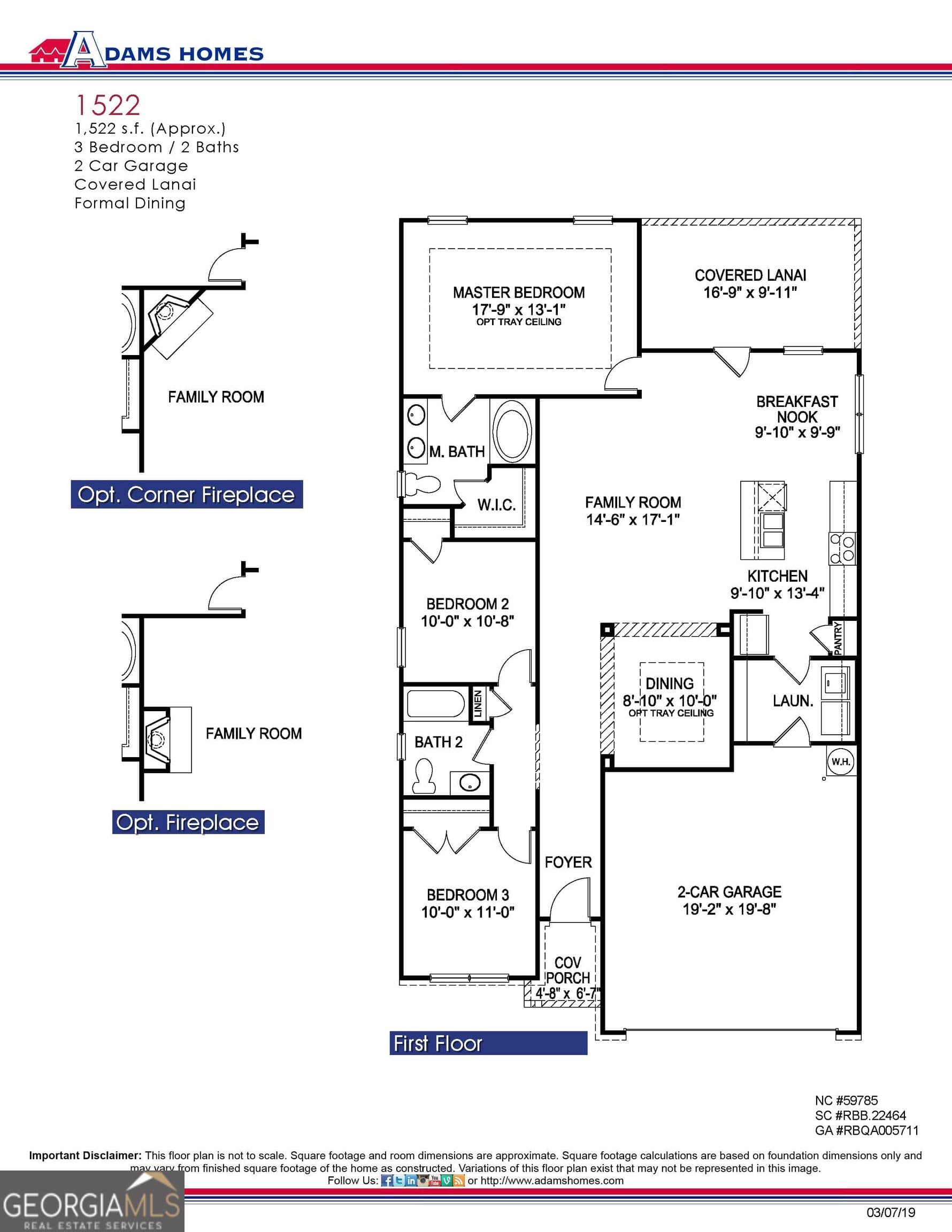 3 bedroom, 2 bathroom, 1,522 sq ft single family residence for sale at 102 Laney Drive LOT 69, Carrollton, GA 30117 — photo 2