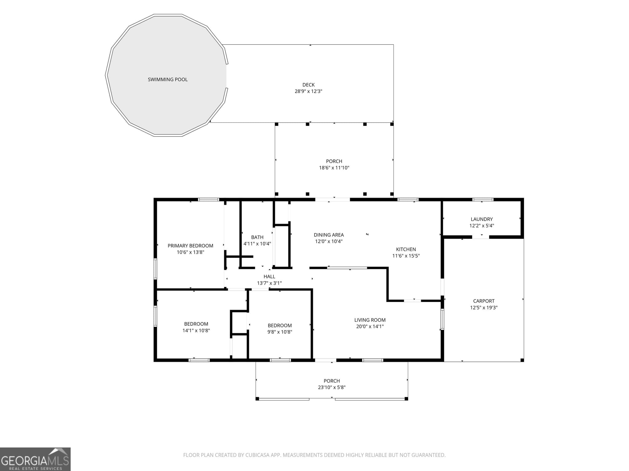 3 bedroom, 1 bathroom, 1,196 sq ft single family residence for sale at 53 Carey Drive, Hazlehurst, GA 31539 — photo 4