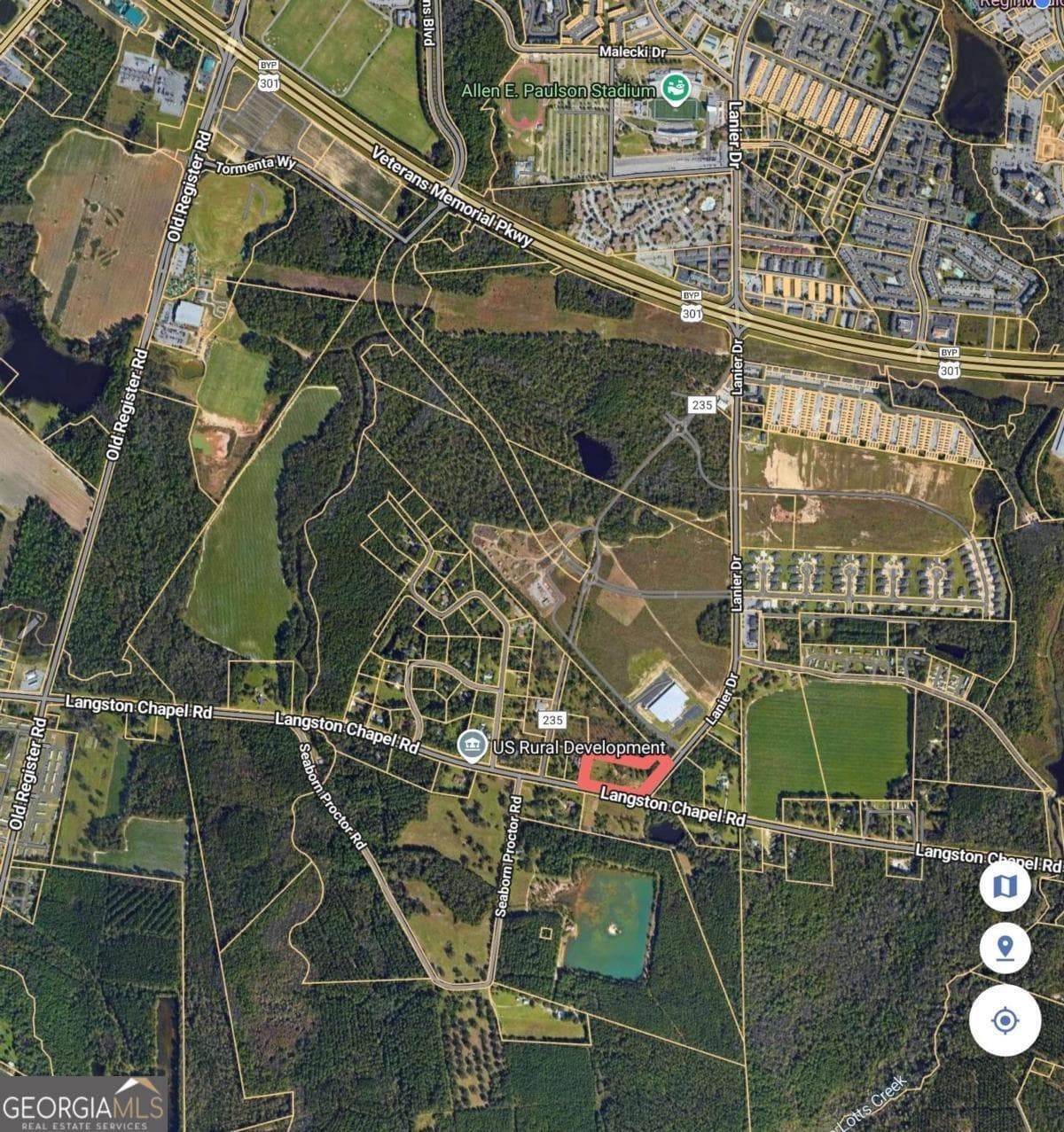 unimproved land for sale at 0 Langston Chapel & Lanier Dr Road, Statesboro, GA 30458 — photo 3