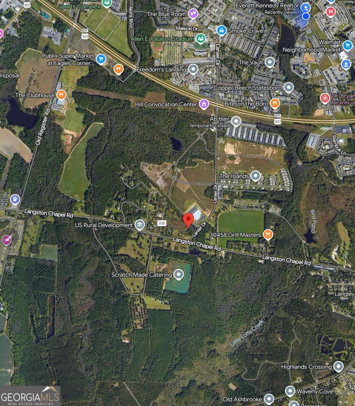 unimproved land for sale at 0 Langston Chapel & Lanier Dr Road, Statesboro, GA 30458 — photo 4