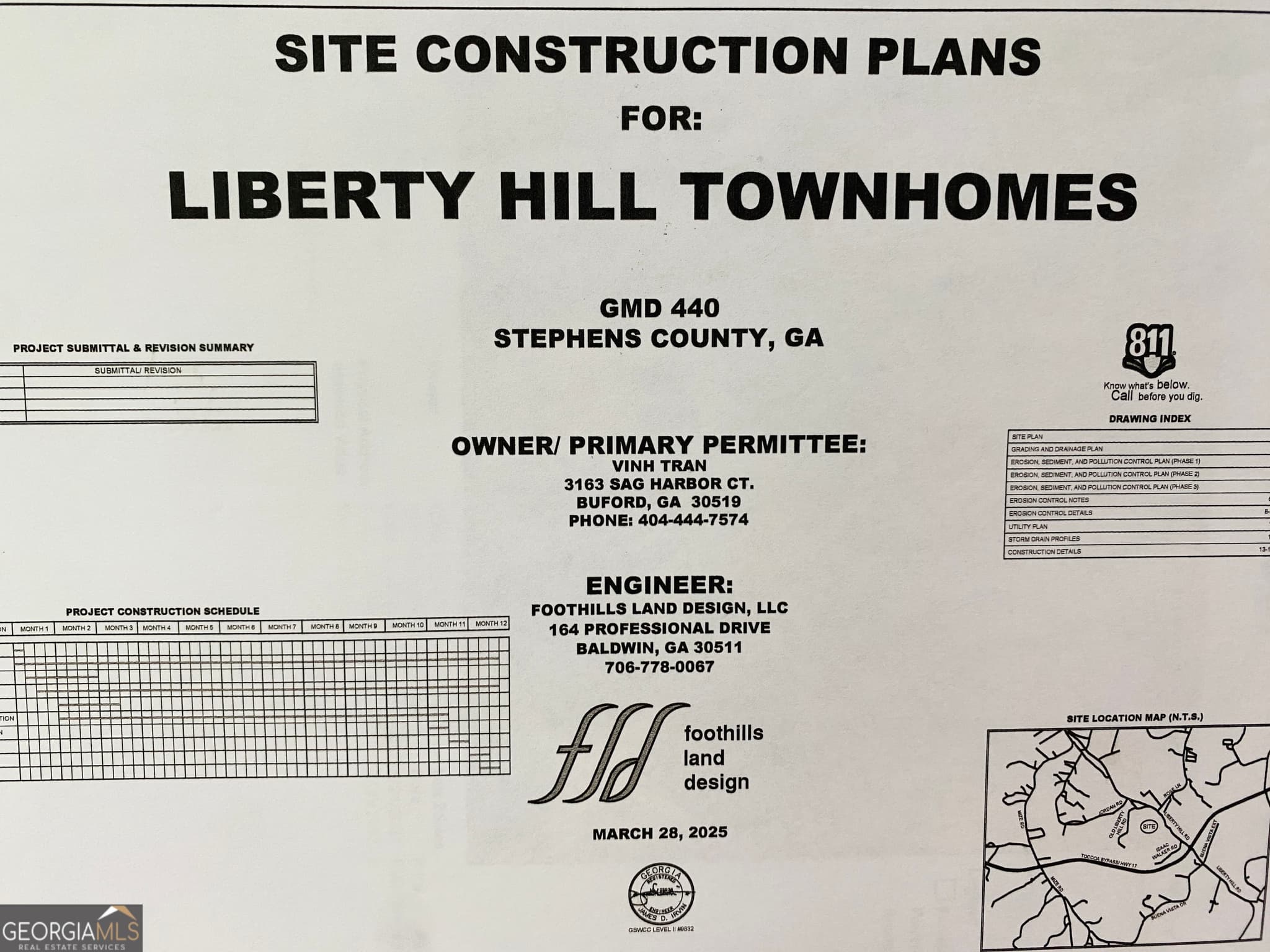 residential lot for sale at 1562 Liberty Hill Road, Toccoa, GA 30577 — photo 1 of 4
