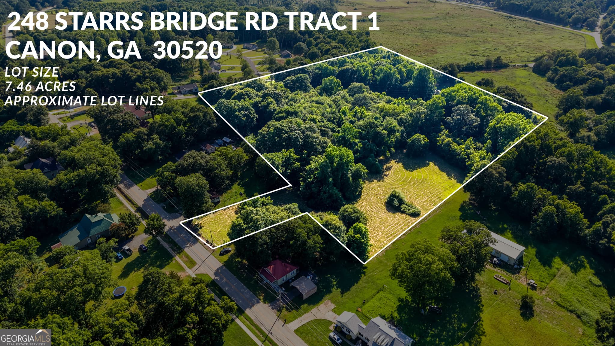 residential lot for sale at 248 Starrs Bridge Road TRACT 1, Canon, GA 30520 — photo 1 of 16
