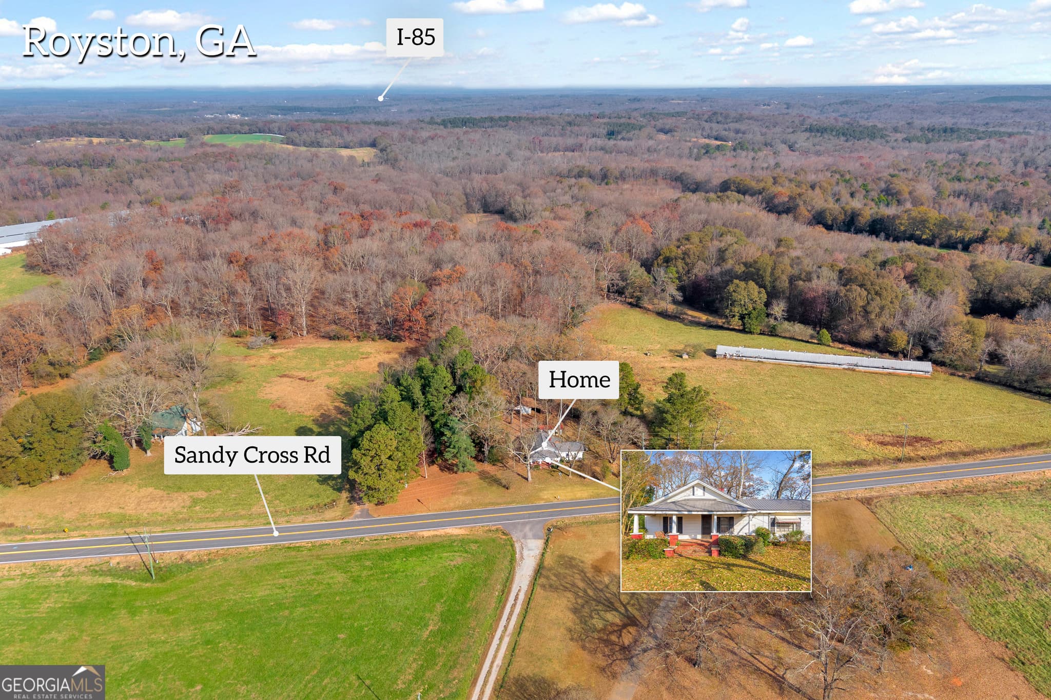 2 bedroom, 1 bathroom, 1,258 sq ft single family residence for sale at 1898 Sandy Cross Road, Royston, GA 30662 — photo 7