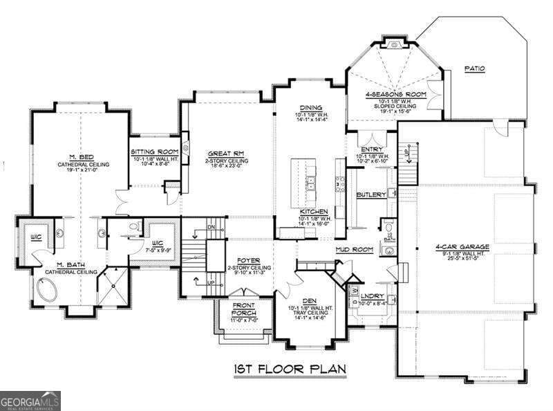 4 bedroom, 3.5 bathroom, 4,754 sq ft single family residence for sale at 104 Marks Way, Canton, GA 30115 — photo 4