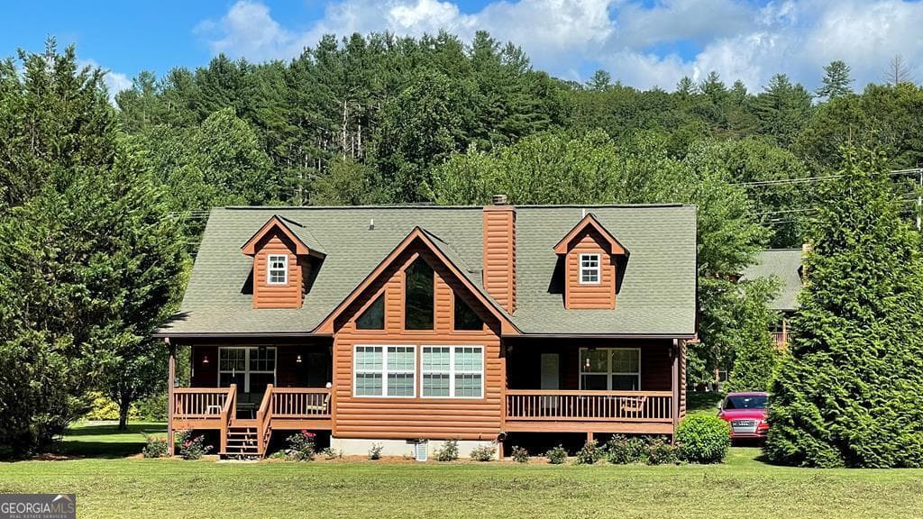3 bedroom, 2.5 bathroom, 1,920 sq ft cabin,single family residence under contract at 3556 Riverfront Lane, Hiawassee, GA 30546