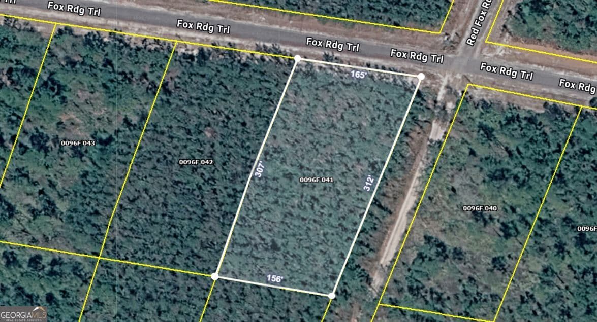 residential lot for sale at V/L 41 Fox Ridge Trail, Waynesville, GA 31566