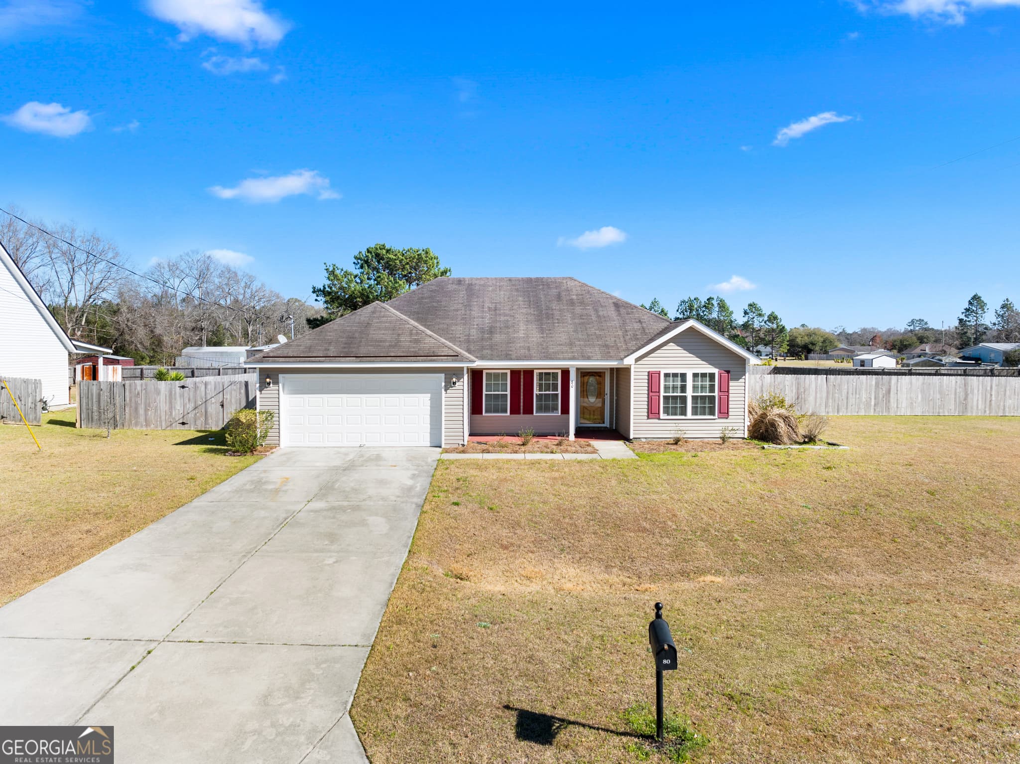 4 bedroom, 2 bathroom, 1,612 sq ft single family residence sold at 80 Alvidine Lane, Ellabell, GA 31308