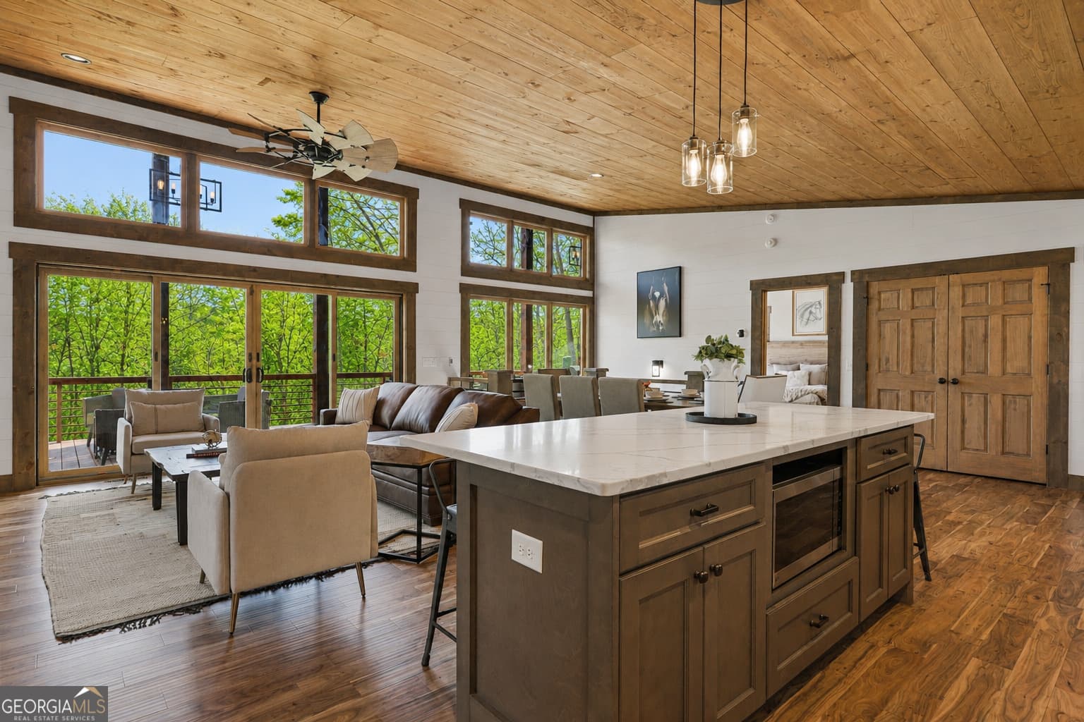 3 bedroom, 3.5 bathroom, 2,080 sq ft cabin,single family residence for sale at 224 Woodland Trail, Epworth, GA 30541 — photo 7