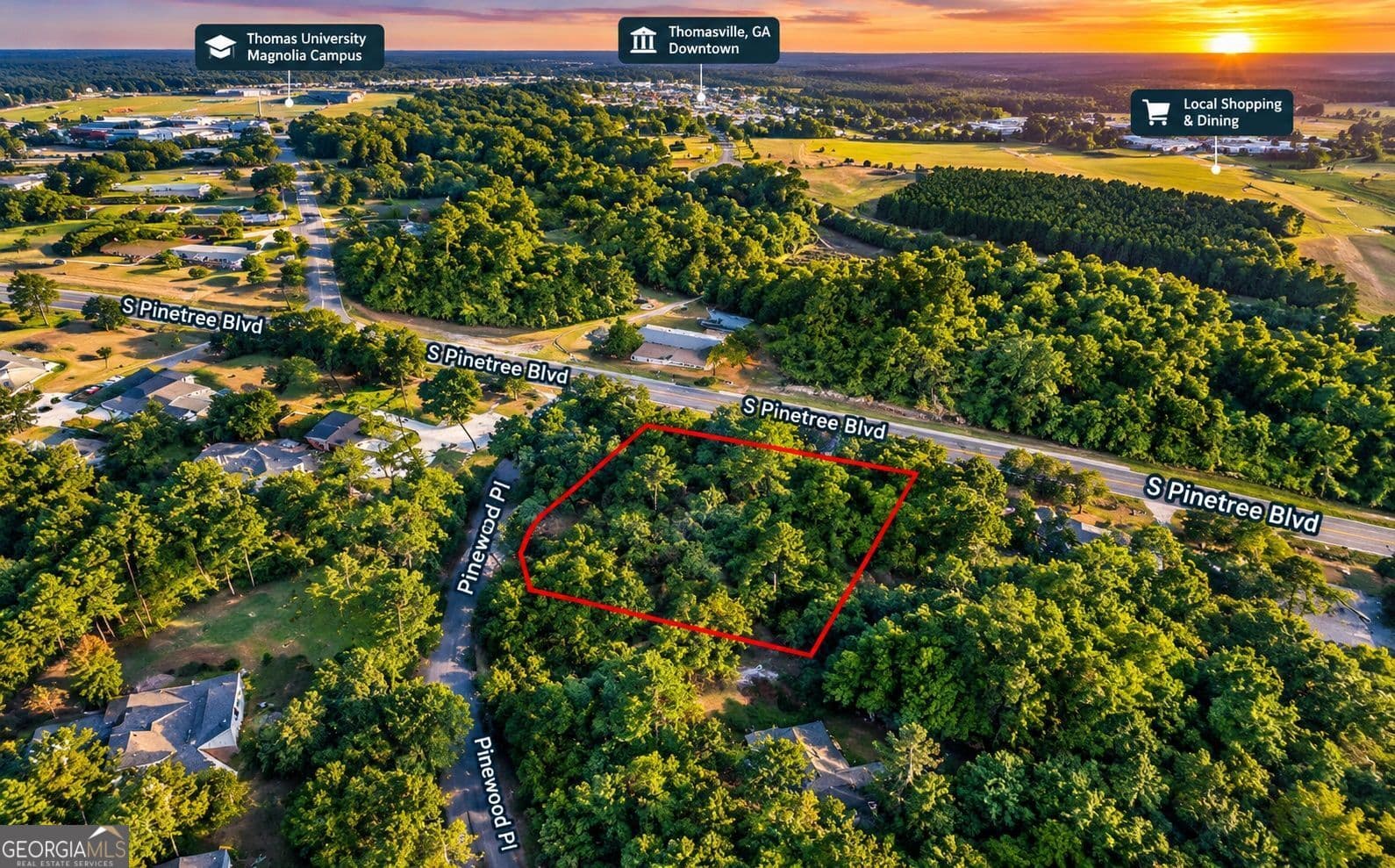 residential lot for sale at 0 S Pinetree Blvd, Thomasville, GA 31792 — photo 2