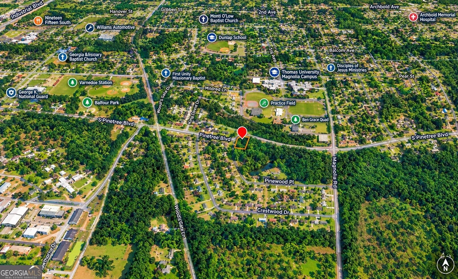 residential lot for sale at 0 S Pinetree Blvd, Thomasville, GA 31792 — photo 3