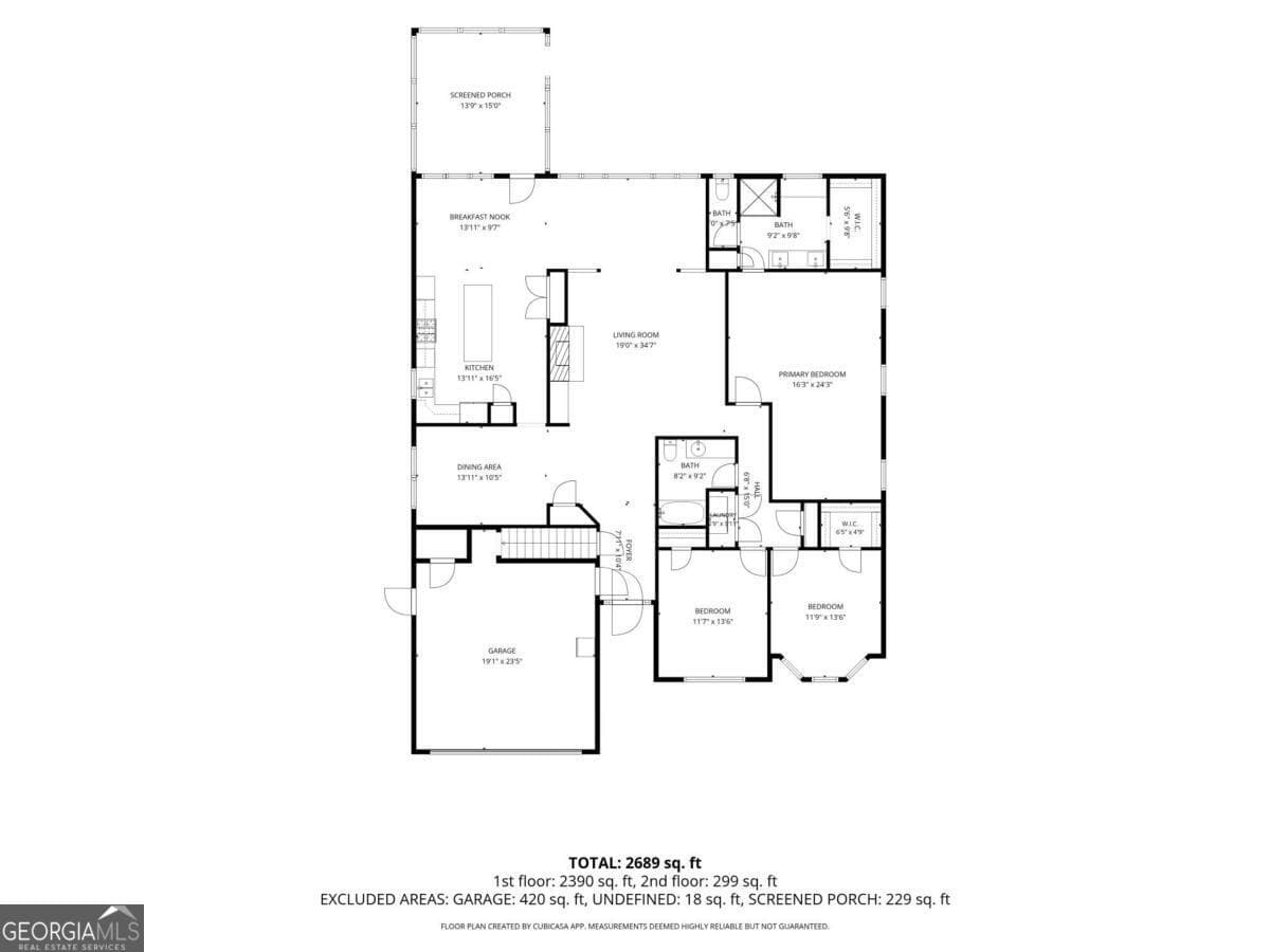 4 bedroom, 2 bathroom, 2,612 sq ft single family residence for sale at 1235 Sunhill Drive, Lawrenceville, GA 30043 — photo 8
