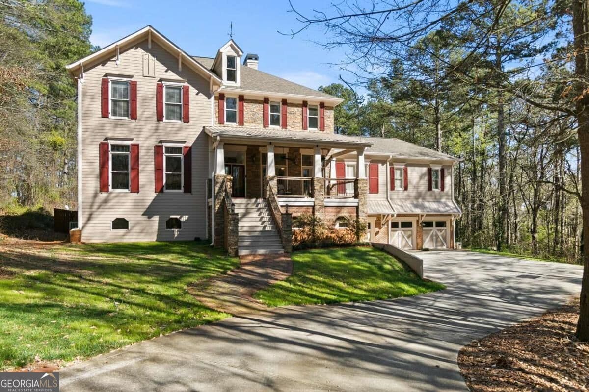5 bedroom, 4.5 bathroom single family residence for sale at 950 Casteel Road, Powder Springs, GA 30127