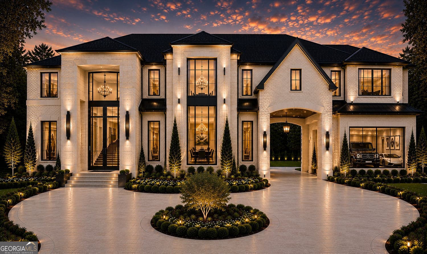 9 bedroom, 9.5 bathroom, 11,455 sq ft single family residence for sale at 293 Traditions Drive, Alpharetta, GA 30004