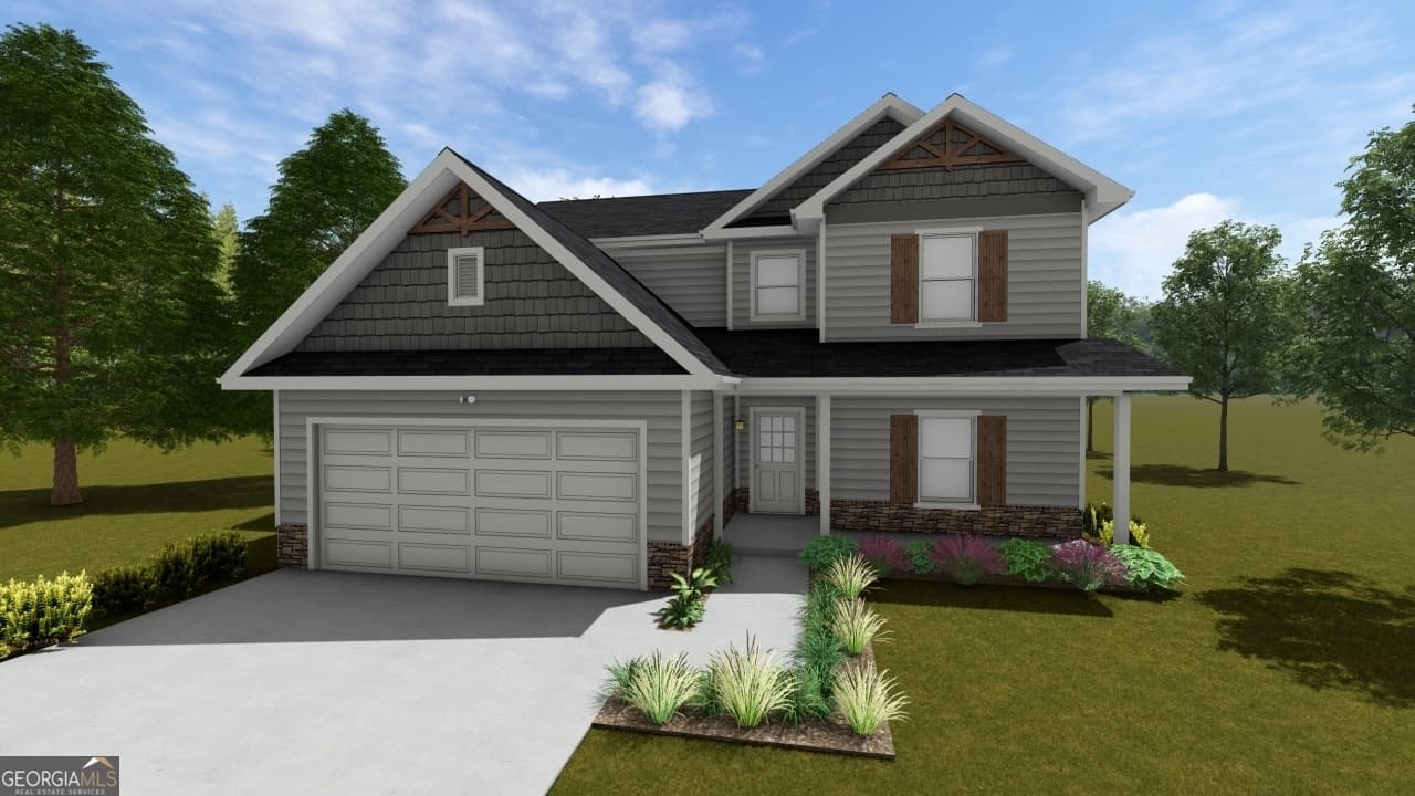 4 bedroom, 2.5 bathroom, 2,972 sq ft single family residence sold at 6409 Vista Point, Lula, GA 30554