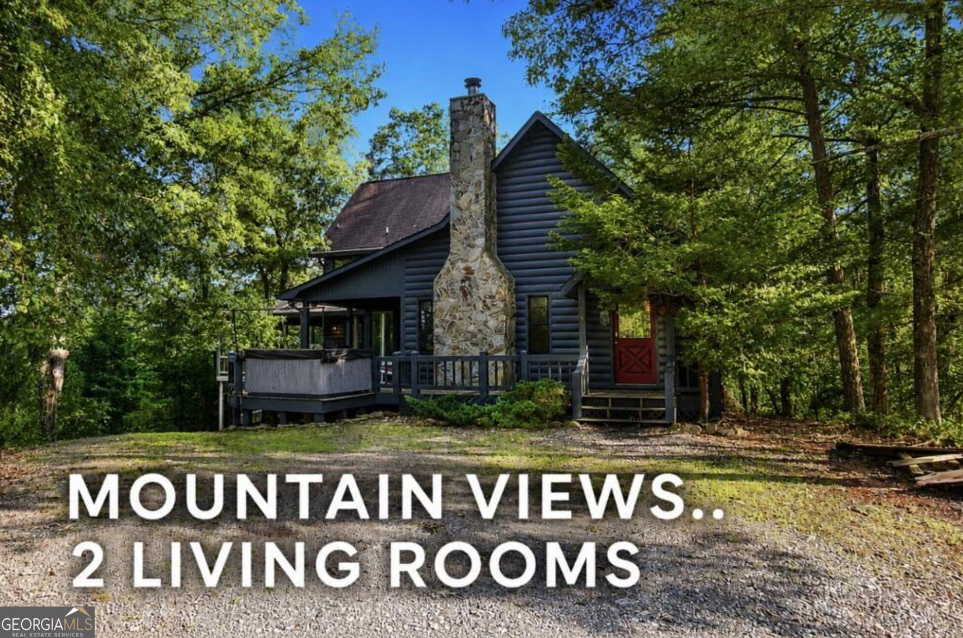 4 bedroom, 4 bathroom, 2,536 sq ft cabin,single family residence for sale at 142 Oak Hill Drive, Mineral Bluff, GA 30559 — photo 1 of 46