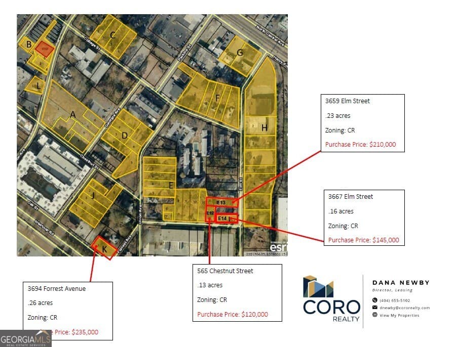 residential lot for sale at 565 Chestnut Street, Hapeville, GA 30354 — photo 2